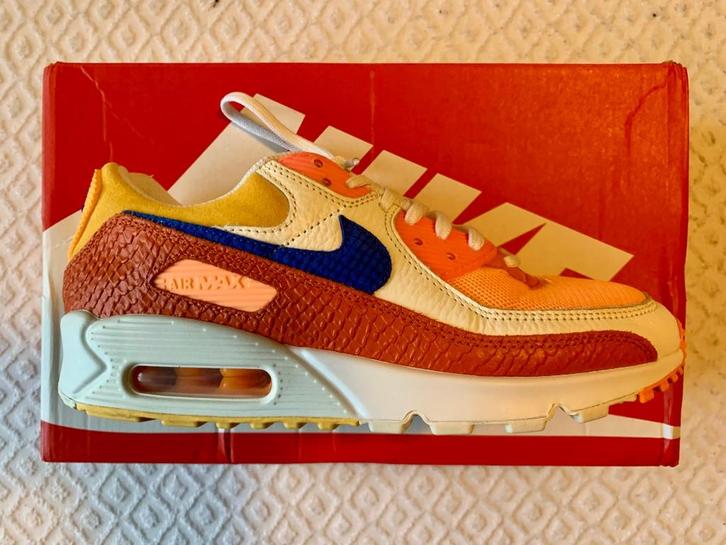 Nike Air Max 90 “Campfire” DJ8517-800 Mt 40 1x gedragen, Kleding | Dames, Schoenen, Nieuw, Sneakers of Gympen, Oranje, Ophalen of Verzenden