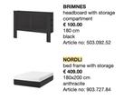IKEA bed & headboard, Ophalen, Eenpersoons, Wit, 140 cm