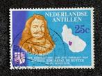 1966 NVPH 370, Michiel de Ruyter, Gestempeld, Ophalen of Verzenden, Gestempeld