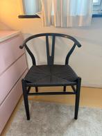 Wishbone stoelen zwart - 4 stuks, Huis en Inrichting, Stoelen, Ophalen of Verzenden