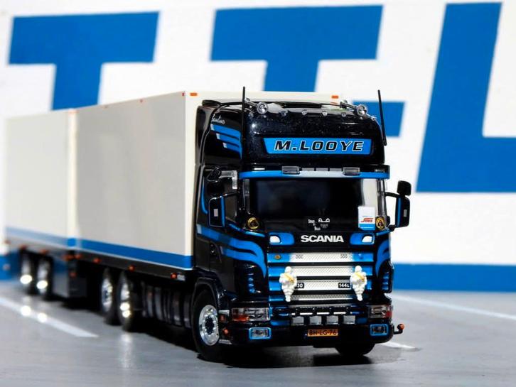 Tekno Scania 144L M Looye, Hobby en Vrije tijd, Modelauto's | 1:50, Nieuw, Bus of Vrachtwagen, Tekno, Ophalen of Verzenden