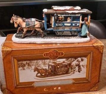 Luville Kerst Tafereel - Paardentram beschikbaar voor biedingen