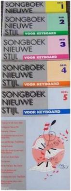 Keyboard-Smit /Schrama-Songboek Nieuwe Stijl deel 1,2,3,4,5, Muziek en Instrumenten, Bladmuziek, Ophalen of Verzenden, Zo goed als nieuw