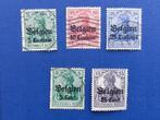 Postzegel Belgie 1914 5 zegels Germania 10-12, Postzegels en Munten, Ophalen of Verzenden, Duitse Keizerrijk, Gestempeld