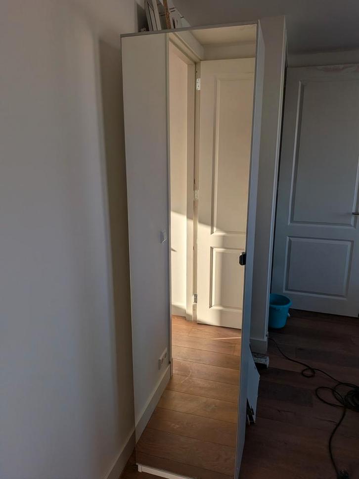 Ikea Pax kast met spiegeldeur en rolmanden - 50x38x201, Huis en Inrichting, Kasten | Kledingkasten, Zo goed als nieuw, 200 cm of meer
