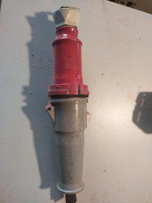 CEE form 63 Ampère stekker 5 polig, Male and Female, Doe-het-zelf en Verbouw, Elektra en Kabels, Zo goed als nieuw, Stekker, Ophalen