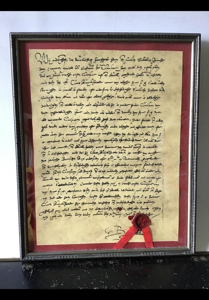 Moderne kopie van oude brief v. Michiel de Ruyter (dacht ik), Antiek en Kunst, Curiosa en Brocante, Ophalen of Verzenden