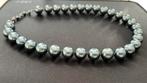Monet ketting, grijze parels, Ophalen of Verzenden, Zo goed als nieuw, Grijs, Overige materialen
