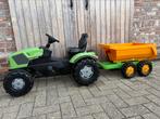 Tractor Deutz met kipkar Joskin, Ophalen, Gebruikt, Trapvoertuig