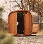 Cube Barrel Sauna – Luxe, Comfort & Ontspanning in Één!, Ophalen of Verzenden, Nieuw, Fins of Traditioneel, Complete sauna