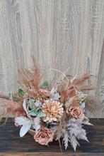 Bloemstuk zijdebloemen kunstbloemen aarde tinten, ., Nieuw, Ophalen of Verzenden, .