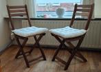 2 Askholmen stoelen en 2 Unique Living matress cushions, Ophalen, Zo goed als nieuw