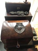 Antieke zilveren broche van Fries oorijzer stift, Antiek en Kunst, Antiek | Goud en Zilver, Verzenden, Zilver