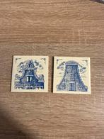 KLM Business Class Tegeltjes - Delfts Blauw, Ophalen of Verzenden