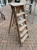 Houten trap 6 tredes, Ophalen of Verzenden, Zo goed als nieuw, Minder dan 2 meter