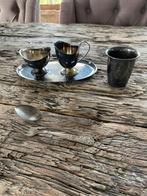 Suiker en melk kinder beker verzilverd, Ophalen of Verzenden