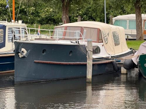 Bakdekker met cabriokap - 4 slaapplaatsen- 10.80 - 2.85, Watersport en Boten, Motorboten en Motorjachten, Gebruikt, Staal, 9 tot 12 meter