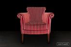 Engelse clubchair, 75 tot 100 cm, Ophalen of Verzenden, Zo goed als nieuw, 75 tot 100 cm