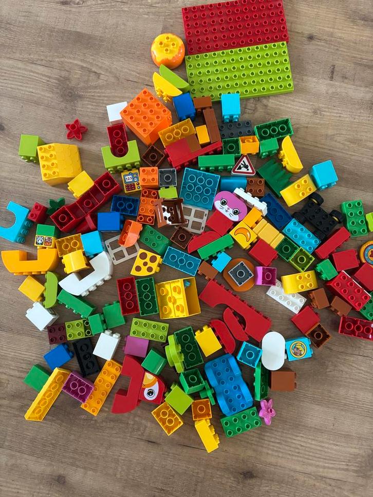 Duplo Stenen en Figuren - Veel Speelplezier!, Kinderen en Baby's, Speelgoed | Duplo en Lego, Gebruikt, Duplo, Losse stenen, Ophalen
