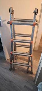 Waku Ladder 4 treden., Ophalen, Gebruikt, Ladder, Opvouwbaar of Inschuifbaar