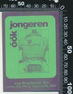 Sticker: FNV - Voedingsbond - Ook jongeren (Groen), Verzenden, Zo goed als nieuw, Bedrijf of Vereniging