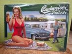 reclamebord Budweiser Budvar (in originele verpakking), Ophalen of Verzenden, Nieuw, Reclamebord, Plaat of Schild, Overige merken
