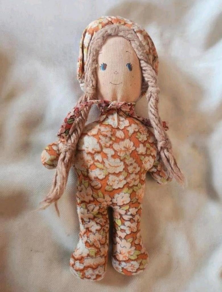 Vintage Knickerbocker Holly Hobbie Rag Doll 1970s, Verzamelen, Ophalen of Verzenden, Pop