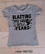 Verjaardagsshirt 9 jaar thema ruimte/space, Ophalen of Verzenden, Zo goed als nieuw, Jongen of Meisje