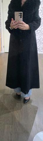 Erich Fend jas, lang maat 42 wol en cashmere, Overige typen, Zwart, Maat 42/44 (L), Ophalen of Verzenden