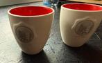 2 huisjes de postcodeloterij mokjes kopjes, Ophalen of Verzenden, Zo goed als nieuw, Overige stijlen, Kop(pen) en/of Schotel(s)