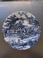 ‘English Style’ blauw wandbord UNVILLE FRANCE, Ophalen