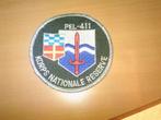 embleem pel-411 natres, Ophalen of Verzenden, Landmacht, Nederland, Embleem of Badge