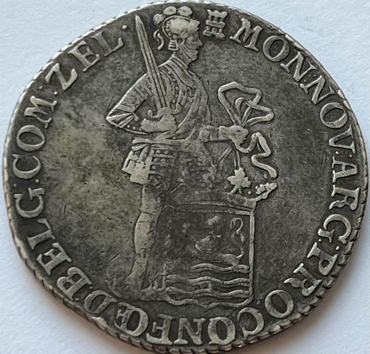 Zeeland schaarse zilveren dukaat 1792, Postzegels en Munten, Munten | Nederland, Losse munt, Overige waardes, Vóór koninkrijk