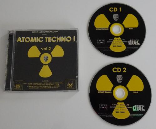 Atomic Techno ! Vol. 2 -- 2xCD uit 2002, Cd's en Dvd's, Cd's | Dance en House, Zo goed als nieuw, Ophalen