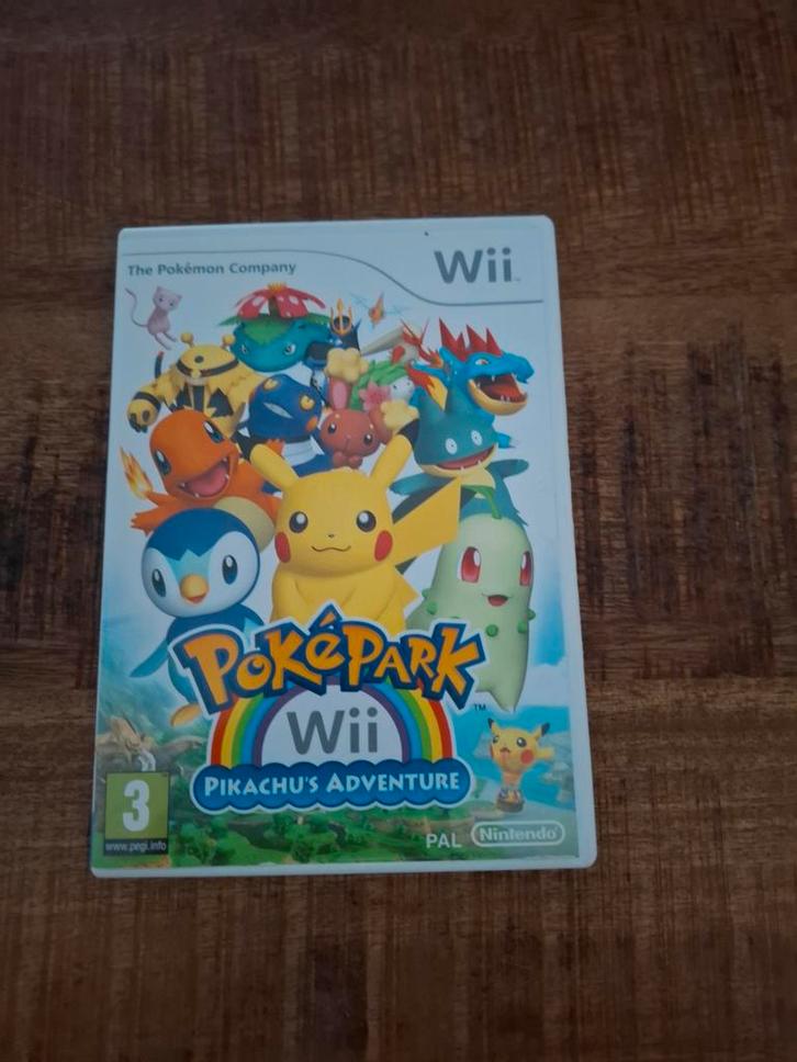 Nintendo wii Pokepark pikachu Adventure., Spelcomputers en Games, Games | Nintendo Wii, Zo goed als nieuw, Avontuur en Actie, 3 spelers of meer