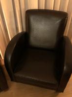 Leren stoelen, Huis en Inrichting, Fauteuils, Ophalen of Verzenden, Zo goed als nieuw, 75 tot 100 cm, 50 tot 75 cm