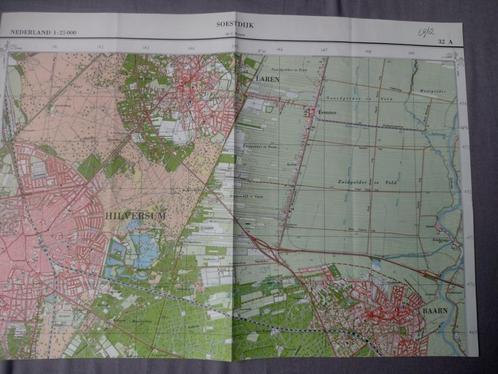 32 A Soestdijk Plattegrond 1962, Antiek en Kunst, Kunst | Litho's en Zeefdrukken, Ophalen of Verzenden