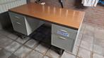 Vintage stalen bureau., Huis en Inrichting, Ophalen, Gebruikt