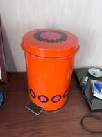 Vintage / Retro prullenbak, Huis en Inrichting, Woonaccessoires | Prullenbakken, Ophalen, Gebruikt, Minder dan 50 cm