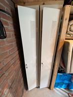 2x witte lockers, Huis en Inrichting, Kasten | Lockerkasten, Ophalen, Gebruikt