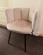 Polewolf eetkamerstoel Jupiter, velvet beige, Ophalen, Zo goed als nieuw, Overige kleuren, Eén