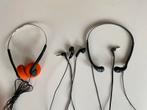 3x vintage koptelefoon / oortjes - sony sennheiser, Ophalen, Gebruikt, Overige merken