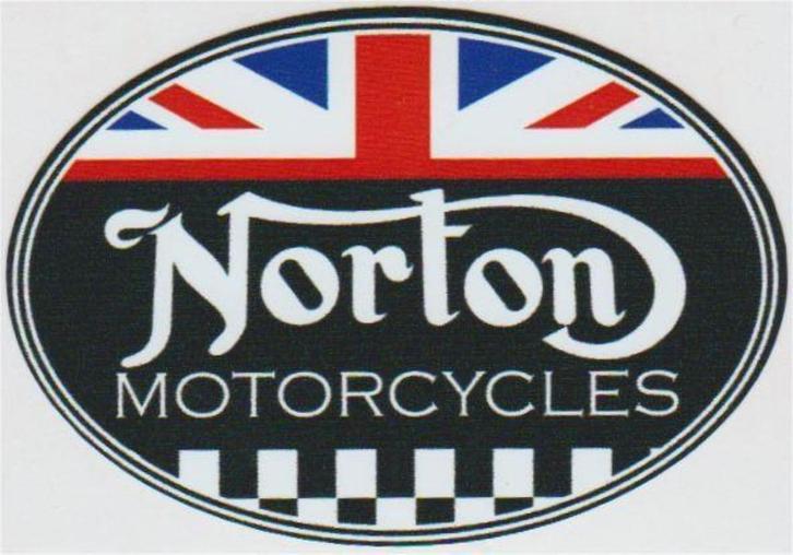 Norton Motorcycles sticker #1, Motoren, Accessoires | Stickers, Ophalen of Verzenden