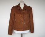 Nr.7: Leuk jasje Bruin Cognac maat S van Thunder Fox biker, Kleding | Dames, Jassen | Winter, Bruin, Ophalen of Verzenden, Maat 36 (S)