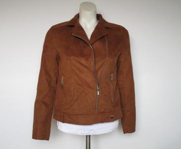 Nr.7: Leuk jasje Bruin Cognac maat S van Thunder Fox biker  beschikbaar voor biedingen
