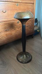 Art Deco koperen asbak op hoge voet, Ophalen, Koper of Brons