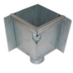 Zinken Vergaarbak Vierkant (junior) Hoekmodel **UITVERKOOP**, 60 tot 80 mm, Nieuw, Ophalen of Verzenden, Zink