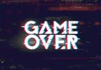 Game behang - Game Over vlies behang - fotobehang, Gamekamer, Verzenden, Nieuw, Wanddecoratie