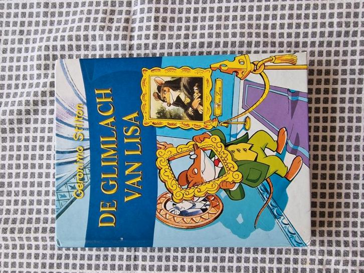 Geronimo Stilton - De glimlach van Lisa, Boeken, Kinderboeken | Jeugd | onder 10 jaar, Zo goed als nieuw, Fictie algemeen, Ophalen of Verzenden