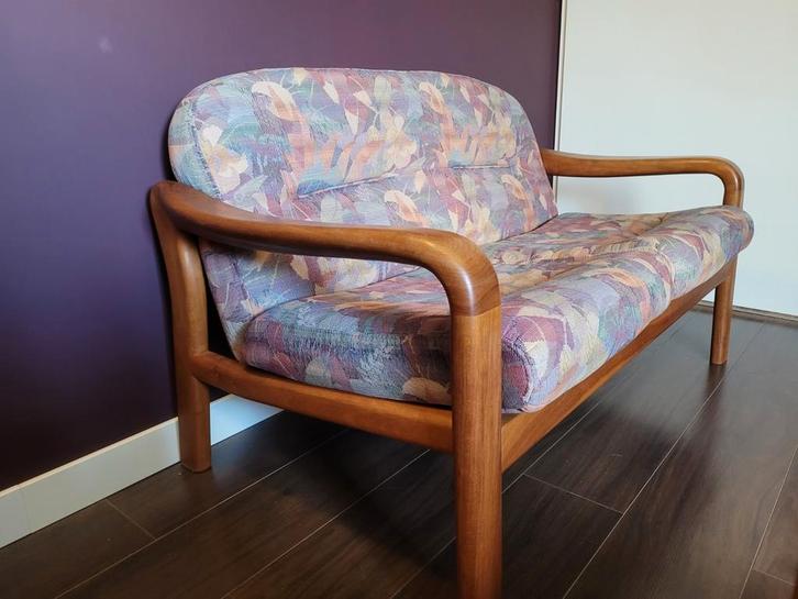 2 zits Komfort Denmark bank - Teak - Vintage - Topconditie, Huis en Inrichting, Banken | Sofa's en Chaises Longues, Zo goed als nieuw